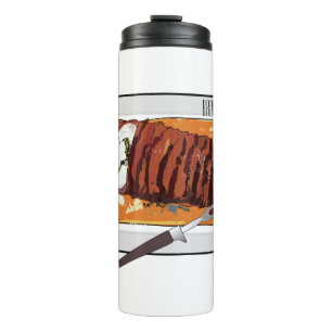 Termo Ilustracion personalizado de pavo asado