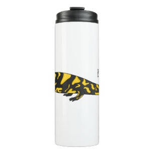 Termo Ilustracion personalizado de salamandra tigre