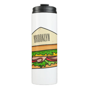 Termo Ilustracion personalizado de sándwich