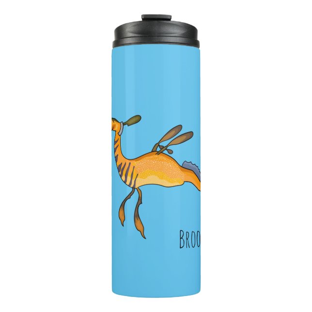 Termo Ilustracion personalizado de Seadragon Weedy (Anverso)