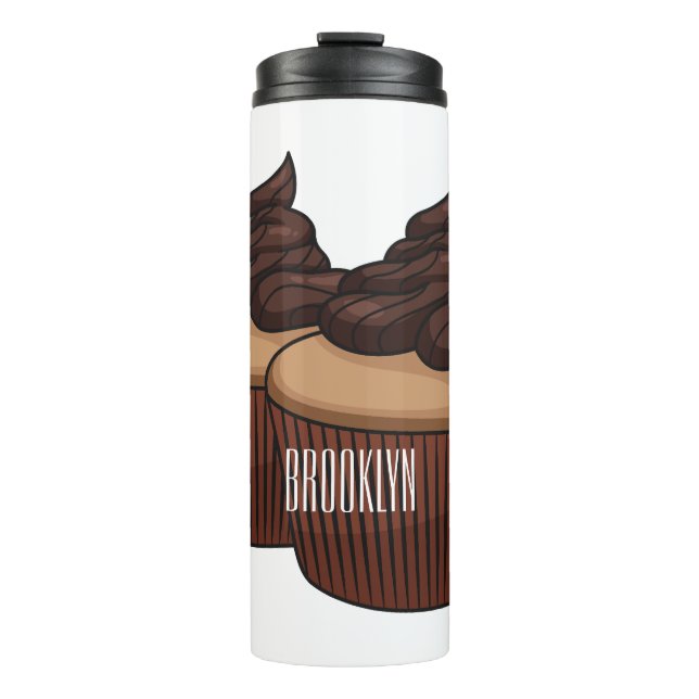 Termo Ilustracion personalizado de tarta (Anverso)