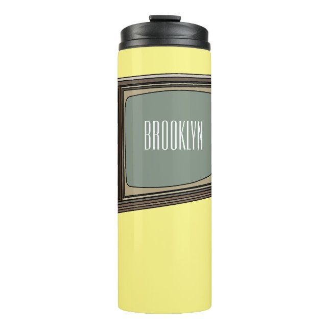 Termo Ilustracion personalizado de televisión (Anverso)