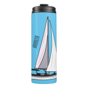 Termo Ilustracion personalizado de velero