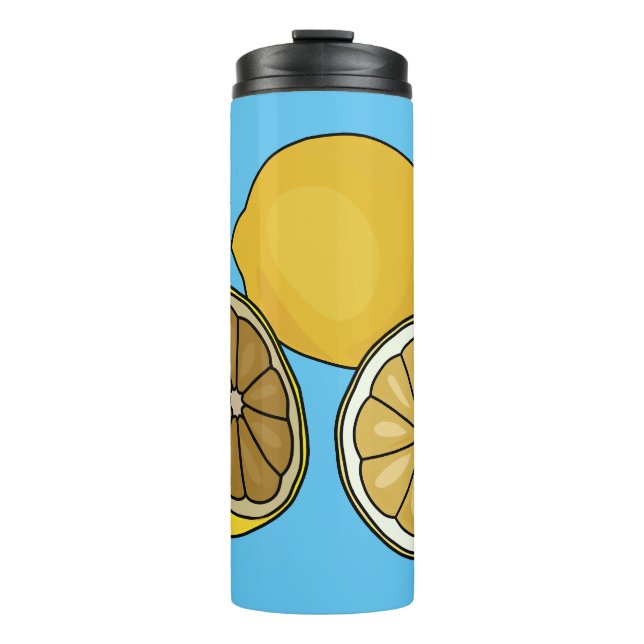 Termo Ilustracion personalizado limón (Anverso)
