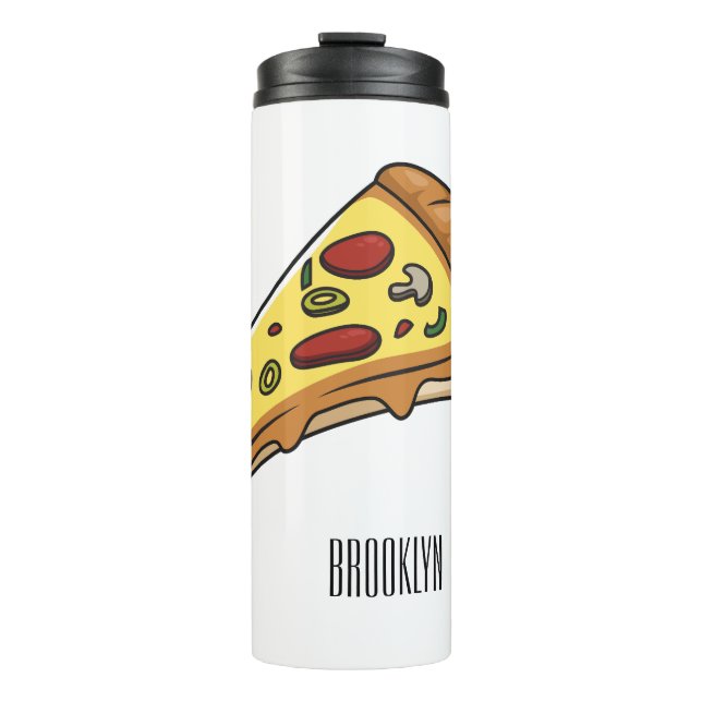 Termo Ilustracion personalizado Pizza (Anverso)