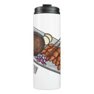Termo Ilustracion Satay personalizado