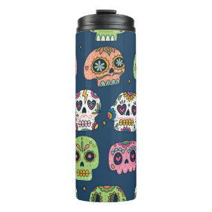 Termo ilustracion vintage sin soldadura de patrón de crá
