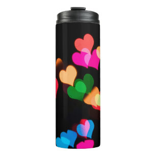 Termo Ilustraciones de corazones de colores variados