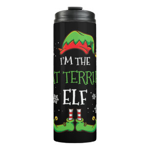 Termo Im Los Navidades Del Elf De Rat Terrier