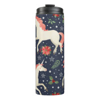 Imagen de Unicornio de la Edad Media en un floral