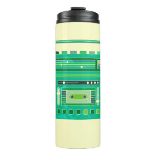 Termo Imagen vintage de caja de boom clásica