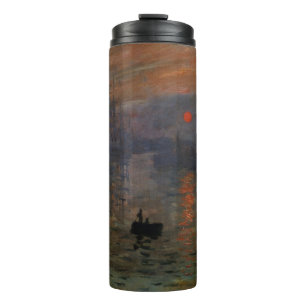 Termo Impresión Amanecer de Claude Monet, Arte Vintage