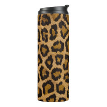 Impresión de animales de leopardo negro amarillo m