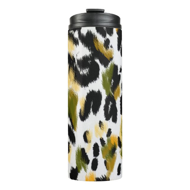 Termo Impresión de leopardo: fondo de textura animal (Anverso)