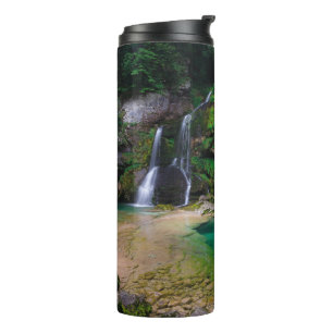Termo Impresionante cascada Virje, Poster de Eslovenia