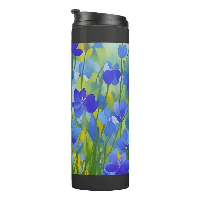 Termo Impresionante Texas Bluebonnets (Rotado hacia la derecha)
