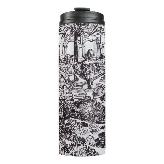 Termo Impresionismo: Vincent Van Gogh Garten des Hospita (Anverso)