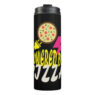 Termo Impulsado por Pizza – Diseño divertido para amante