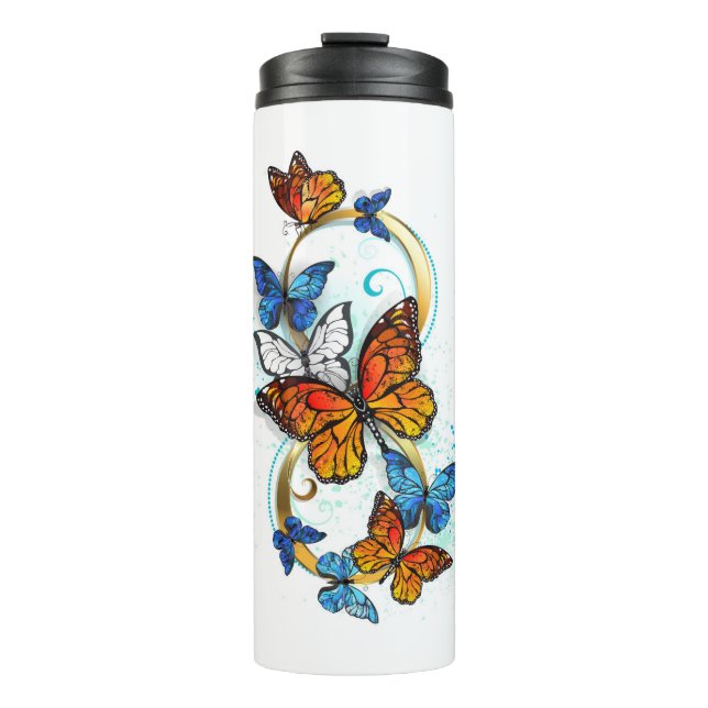 Termo Infinidad de Mariposas Monarca (Anverso)