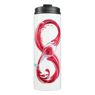 Termo Infinito con vino Rojo