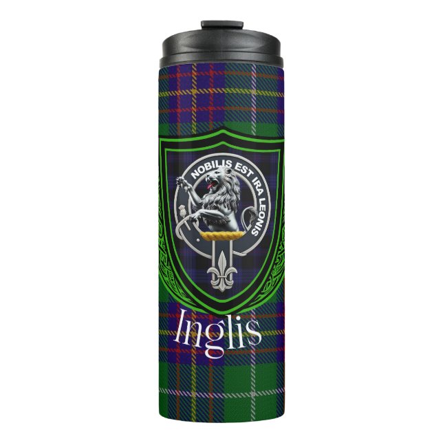 Termo Inglis Scottish Clan Tartan & Crest (Anverso)