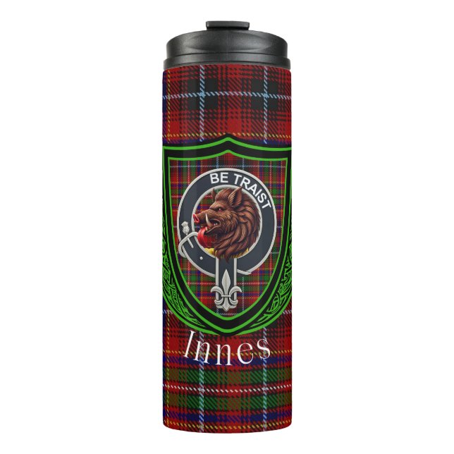 Termo Innes Scottish Clan Tartan & Crest (Anverso)