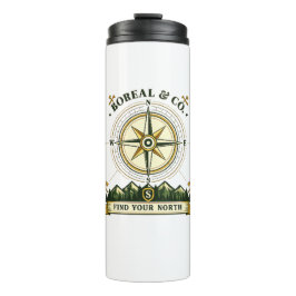 Termo Insignia de brújula Encuentra tu Norte | BOREAL & 