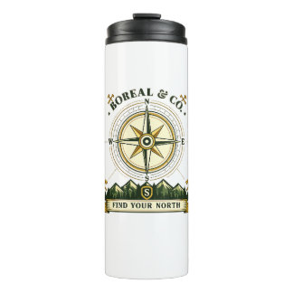 Termo Insignia de brújula Encuentra tu Norte | BOREAL &