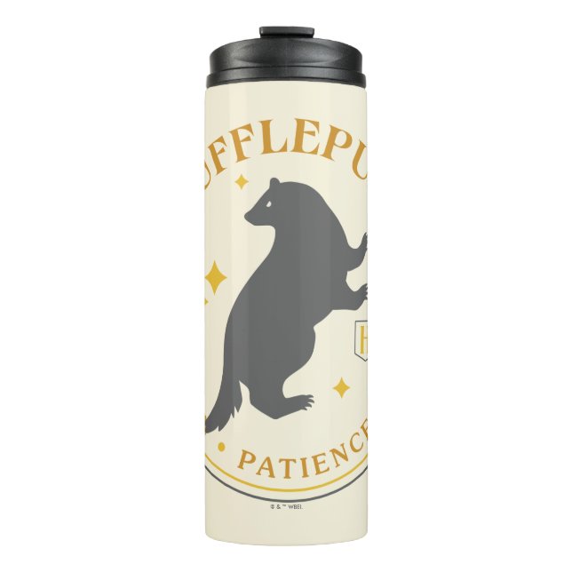 Termo Insignia de Orgullo de la Casa BADGER HUFFLEPUFF™ (Anverso)