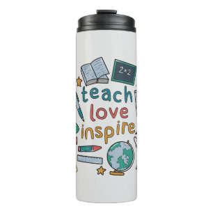 Termo Inspira amor de enseñanza