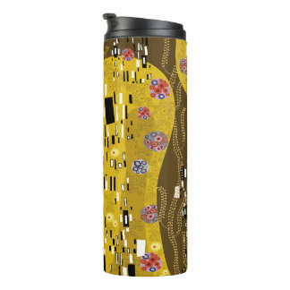 Termo Inspiración del Klimt en el patrón oro Art Nouveau