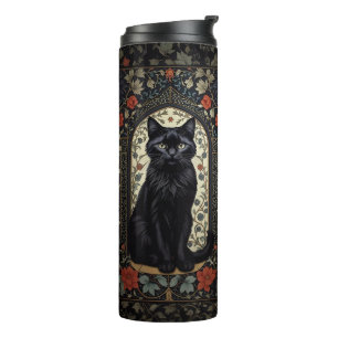 Termo Inspirado el gato negro William Morris