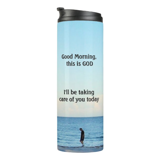 Termo Inspire Buenos días, este es el Tumbler Termal de  (Rotado hacia la derecha)