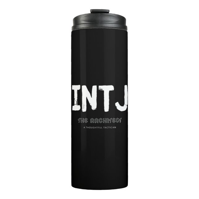 Termo INTJ - Táctico reflexivo (blanco) (Anverso)