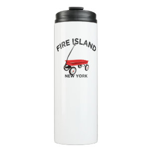 Termo Isla del Fuego versión grande Vagón Rojo Long Isla