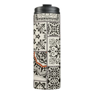 Termo Islam Arabic Majolica Tiles Patchwork