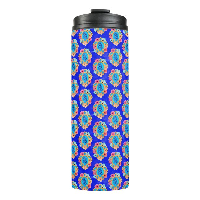 Termo Island Tropical Sea Turtles Floral (Anverso)