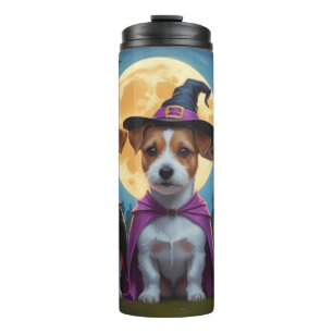 Termo Jack Russell Dogs Pumpkin Halloween Funny