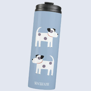 Termo Jack Russell Terrier Dogs Custom Name