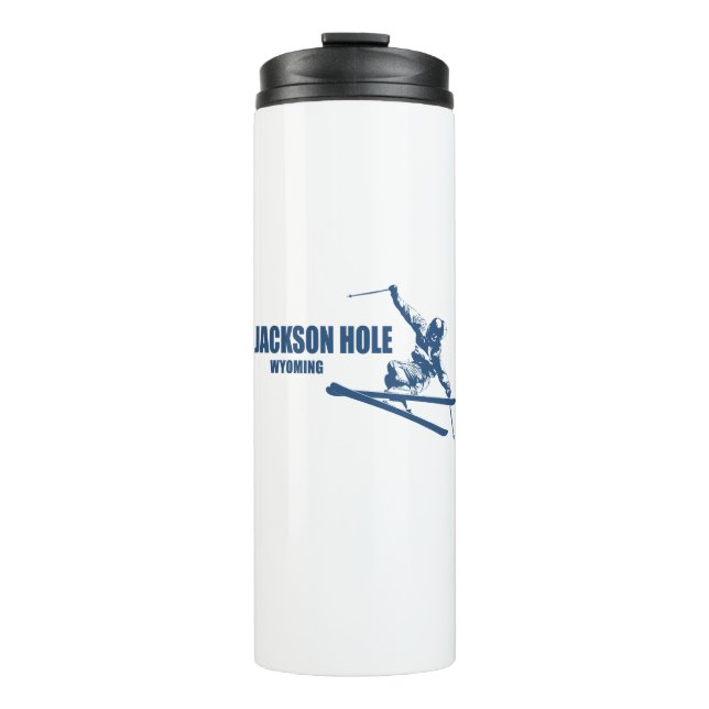 Termo Jackson Hole Wyoming Skier (Anverso)