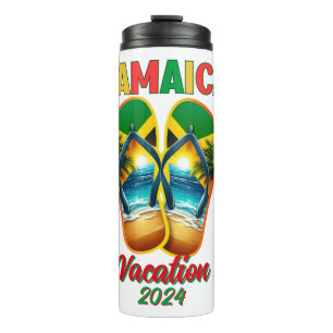 Termo Jamaica 2024 Flip Flop Vacation Tropical Beach