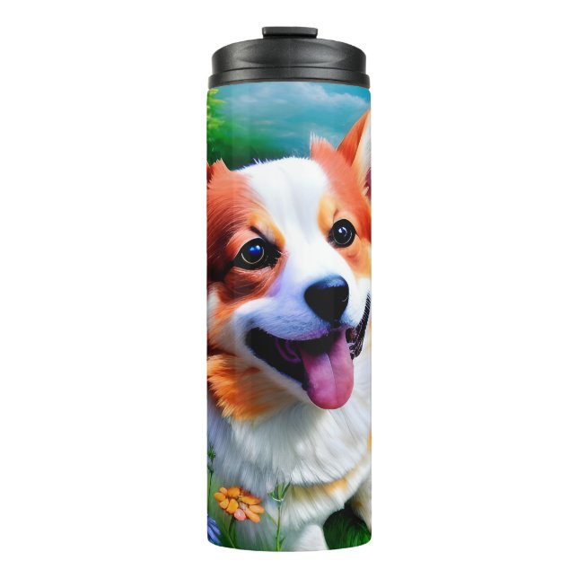 Termo Jardín de Corgi (Anverso)
