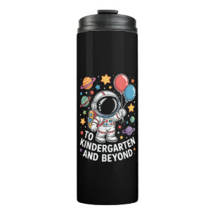 Termo Jardín de Infancia Y Más Allá Astronauta Espacio