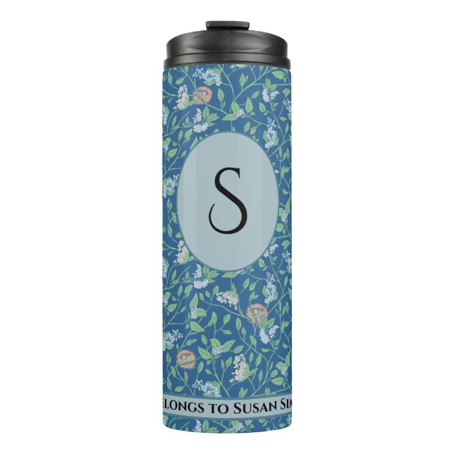 Termo Jardín de primavera Día de la Madre Nido de petirr (Anverso)