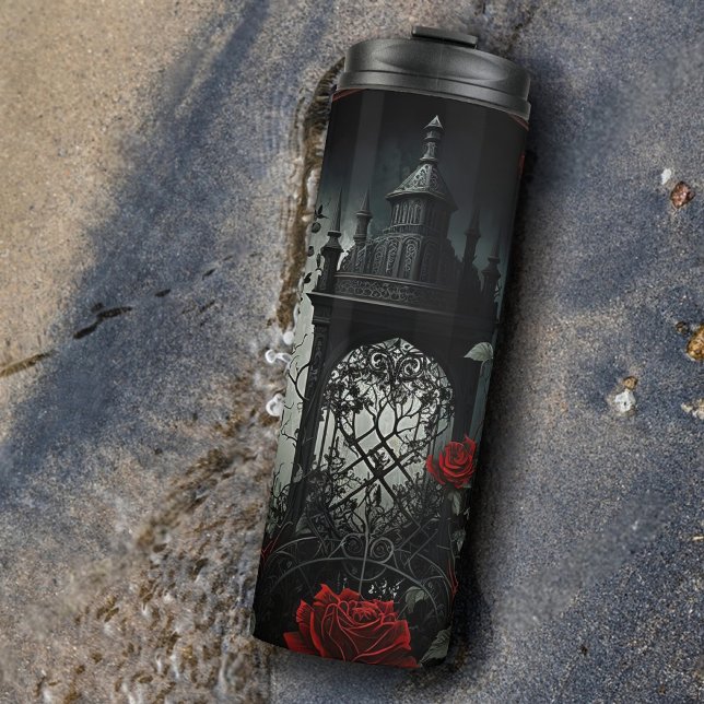Termo Jardín del Rosa del Cementerio Gótico con rojo y n (Subido por el creador)