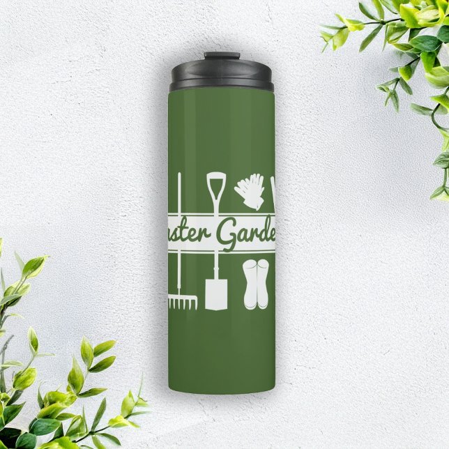 Termo Jardinero Maestro Bosque Verde Moderno Simple (Subido por el creador)