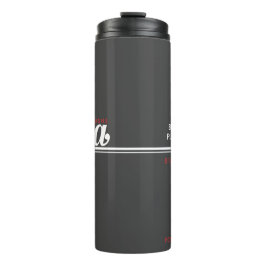 Termo JBHS VMA Negro con Logo Blanco Personalizable