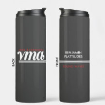 JBHS VMA Negro con Personalizable de logotipo blan