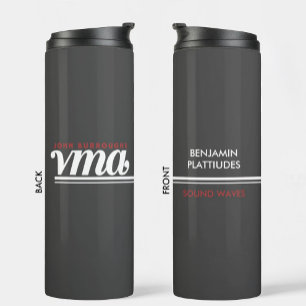 Termo JBHS VMA Negro con Personalizable de logotipo blan