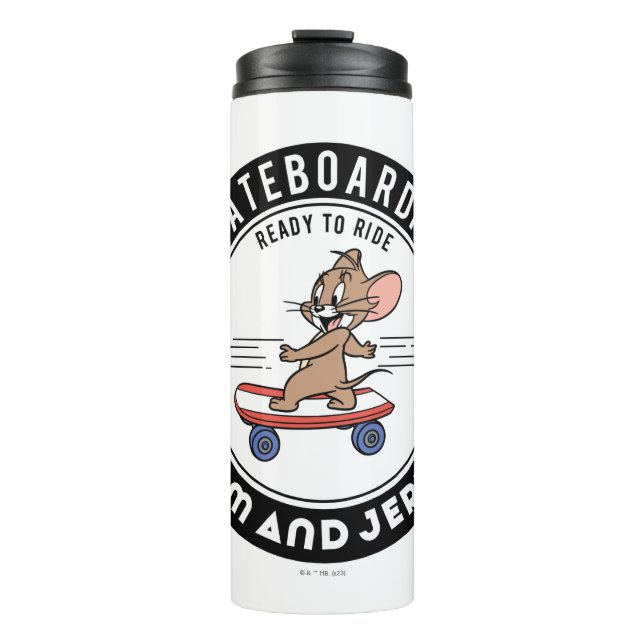Termo Jerry Skateboarding - Listo Para Viajar (Anverso)